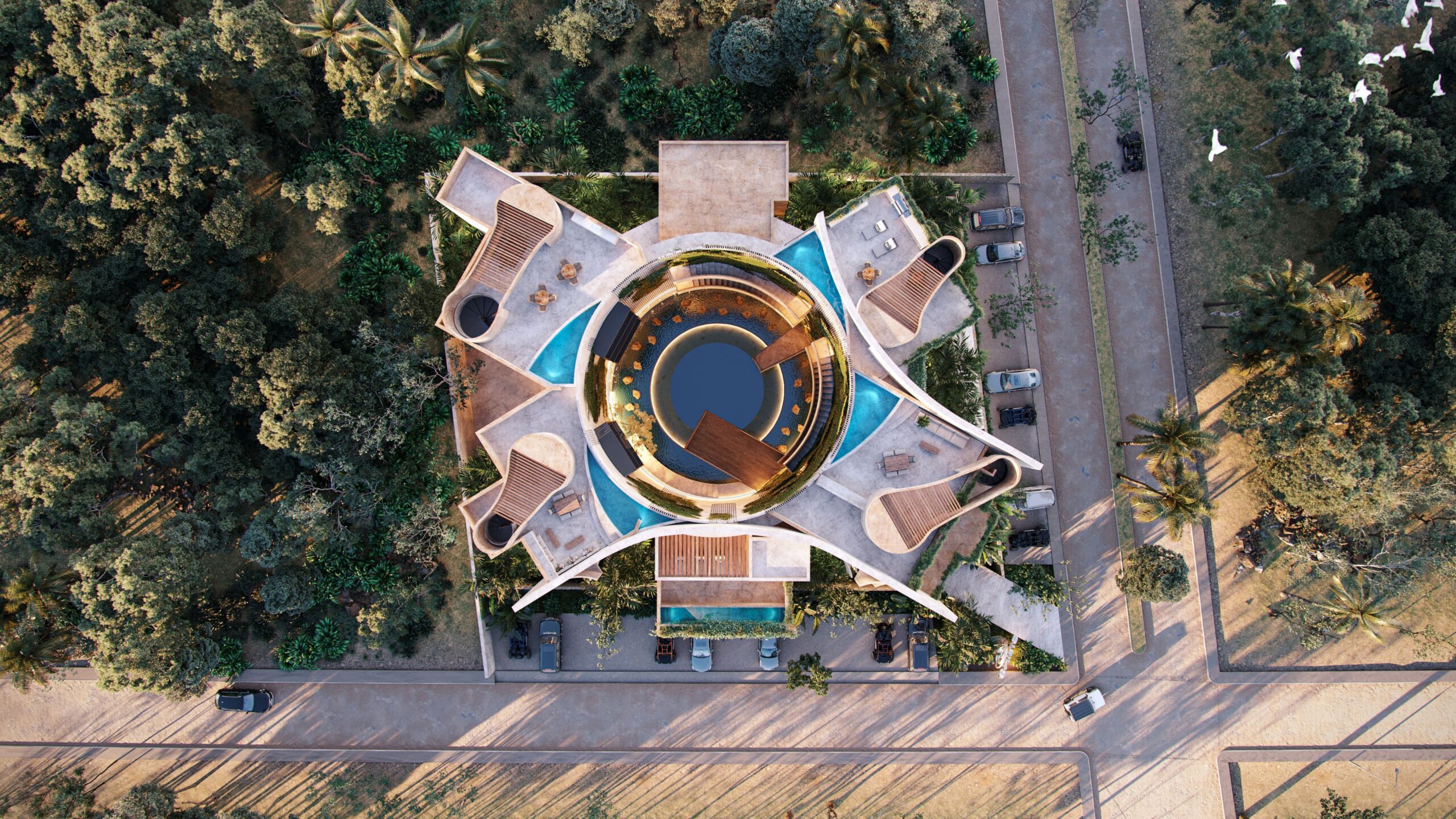 Brand new luxury development in the heart of the jungle and a 5 minute walk to Tulum Beach